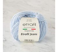 5 Knäuel (Knäuel) Etrofil Jeans Garn, 55 % Baumwolle, 45 % Acryl, 50 g (1,76 oz), 160 m (174 yds), Garngewicht 2: Fine-Sport (18)