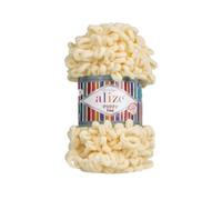 5 Knäuel/Stränge Alize Puffy Fine Baby Small Loop Deckengarn, 100% Mikropolyester, weiche Wolle, jedes Knäuel 100 g, 14,5 m - 160 Stone