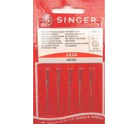 5 Original Singer Nähmaschinen Nadeln 2020 Stärke 60/08 für gewebte Stoffe 130/705