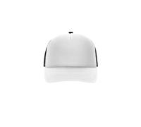 5 Panel Retro Mesh Cap "MB6550" - myrtle beach White/Black