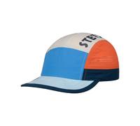 5 Panel Runner's Cap - blau-rot / One Size