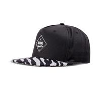 5 Panel Snapback Cap Rubbertigerstripes Rev. - Black