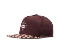 5 Panel Snapback Cap Rubbertigerstripes Rev. - Brown