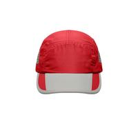 5 Panel Sportive Cap "MB6522" - myrtle beach Red/Light-Grey