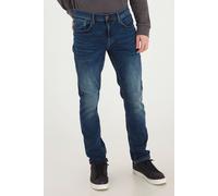 5-Pocket-Hose BLEND "BHTwister", Herren, Gr. 28, Länge 32, blau (denim dunkelblau), Jeans, 93% Baumwolle, 5% Polyester, 2% Elasthan, unifarben, regular fit normal, Hosen 5-Pocket-Hose, Jeanshose mit n