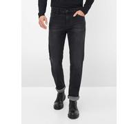 Brax Herren Five-Pocket-Hose Style CADIZ TT BLACK USED, denim dunkelgrau, Gr. 38/34