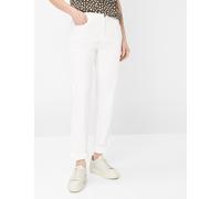 Brax Damen Five-Pocket-Hose Style CAROLA WHITE, weiß, Gr. 42
