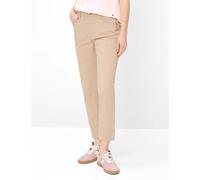 Brax Damen Five-Pocket-Hose Style CAROLA S ALMOND, Beige, Gr. 42K
