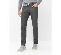5-Pocket-Hose BRAX "Style CHUCK", Herren, Gr. 38, Länge 34, grau (graphit), Web, 50% Baumwolle, 32% Polyester, 15% Viskose, 3% Elasthan, Hosen 5-Pocket-Hose (70673013-38) graphit