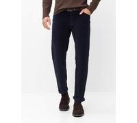 5-Pocket-Hose BRAX "Style COOPER", Herren, Gr. 36, Länge 34, blau (nachtblau), Web, 98% Baumwolle, 2% Elasthan, Hosen 5-Pocket-Hose (91110236-36) nachtblau