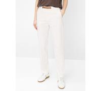 5-Pocket-Hose BRAX "Style MADISON", Damen, Gr. 34K (17), Kurzgrößen, weiß, Web, 78% Baumwolle, 19% Lyocell, 3% Elasthan, Hosen 5-Pocket-Hose (75347325-17) weiß