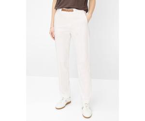 5-Pocket-Hose BRAX "Style MADISON", Damen, Gr. 44, Normalgrößen, weiß, Web, 78% Baumwolle, 19% Lyocell, 3% Elasthan, Hosen 5-Pocket-Hose (56034961-44) weiß