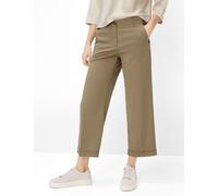 Brax Damen Culotte Style MAINE S FADED KHAKI Grün Khaki, grün - khaki, Gr. 34K