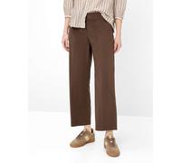 5-Pocket-Hose BRAX "Style MAINE S", Damen, Gr. 36K18, Kurzgrößen, dunkelbraun, Web, 78% Baumwolle, 19% Lyocell, 3% Elasthan, Hosen 5-Pocket-Hose (66077746-18) dunkelbraun