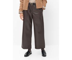 5-Pocket-Hose BRAX "Style MAINE S", Damen, Gr. 46K (23), Kurzgrößen, braun (dunkelbraun), 54% Polyester, 46% Polyurethan, Hosen 5-Pocket-Hose (90691732-23) dunkelbraun