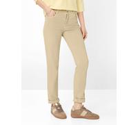 Brax Damen Five-Pocket-Hose Style MARY SANDSHELL, Beige, Gr. 44