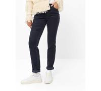 5-Pocket-Hose BRAX "Style MARY", Damen, Gr. 44, Normalgrößen, schwarz (navy), Web, 75% Baumwolle, 24% Lyocell, 1% Elasthan, Hosen 5-Pocket-Hose, Cord: Five-Pocket-Hose im Regular Fit (93484811-44) nav