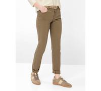 5-Pocket-Hose BRAX "Style MARY", Damen, Gr. 44L88, Langgrößen, braun (hellbraun), Web, 72% Lyocell, 18% Baumwolle, 8% Elastomultiester, 2% Elasthan, Hosen 5-Pocket-Hose (99545001-88) hellbraun