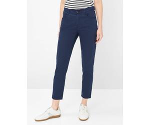 5-Pocket-Hose BRAX "Style MARY S", Damen, Gr. 46, Normalgrößen, navy, Web, 78% Baumwolle, 19% Lyocell, 3% Elasthan, Hosen 5-Pocket-Hose (21234103-46) navy