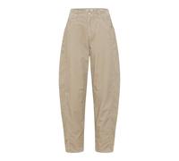 5-Pocket-Hose BRAX "Style MEGAN S", Damen, Gr. 42, Normalgrößen, beige (ecru), Web, 100% Baumwolle, Hosen 5-Pocket-Hose, Cord: Five-Pocket-Hose im Barrel Fit (75773915-42) ecru