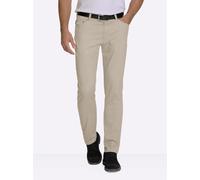 5-Pocket-Hose BRÜHL, Herren, Gr. 29, Unterbauchgrößen, beige, meliert, 44% Polyester, 24% Baumwolle, 20% Viskose, 10% Leinen, 2% Elasthan, meliert, unifarben, Hosen 5-Pocket-Hose (23474330-29) beige, 