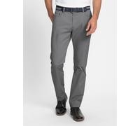 5-Pocket-Hose BRÜHL, Herren, Gr. 52, Normalgrößen, grau, 98% Baumwolle, 2% Elasthan, unifarben, lang, Hosen 5-Pocket-Hose (38920332-52) grau