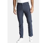 5-Pocket-Hose CHARLES COLBY "Hose BARON WESLEY", Herren, Gr. 37, N-Gr, blau, Obermaterial: 51% Baumwolle CO. 22% Leinen LI. 17% Polyester Pol. recyc.. 9% Viskose CV. 1% Elasthan EL., Hosen 5-Pocket-Ho