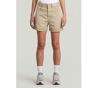 5-Pocket-Hose G-STAR "Judee Short Clean Edge Shorts", Damen, Gr. 24, Normalgrößen, dk brick gd, Obermaterial: 50% Baumwolle, 47% Baumwolle, 3% Elasthan, Hosen 5-Pocket-Hose (82835853-24) dk brick gd