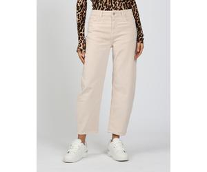 5-Pocket-Hose GANG "GANG Hosen Loose Fit 94IDA", Damen, Gr. 29, ecru, Cord, 72% Baumwolle, 26% Modal, 2% Elasthan, Hosen 5-Pocket-Hose (23099755-29) ecru