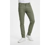 5-Pocket-Hose JACK & JONES "JPSTGLENN DYLAN ORIGINAL", Herren, Gr. 28, Länge 30, deep lichen grün, Web, Obermaterial: 98% Baumwolle, 2% Elasthan, unifarben, slim fit knöchellang, Hosen 5-Pocket-Hose (