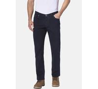 5-Pocket-Hose JAN VANDERSTORM "Tiefbundhose TORDEGAN", Herren, Gr. 41, N-Gr, blau (dunkelblau), Obermaterial: 98% Baumwolle CO. 2% Elasthan EL., comfort fit, Hosen 5-Pocket-Hose (33067618-41) dunkelbl
