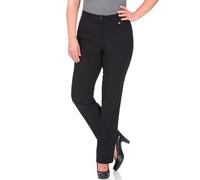 5-Pocket-Hose KJBRAND "Betty Bengaline", Damen, Gr. 56, N-Gr, schwarz, Web, Obermaterial: 80% Viskose, 17% Polyamid, 3% Elasthan, bequem lang, Hosen 5-Pocket-Hose, in bequemer Form, Topseller (6656755