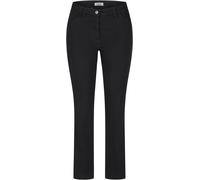 5-Pocket-Hose KJBRAND "Fanni Frame", Damen, Gr. 44, N-Gr, schwarz, Web, Obermaterial: 71% Baumwolle, 25% Polyester, 4% Elasthan, unifarben, figurbetont knöchellang, Hosen 5-Pocket-Hose, mit Taschen (5