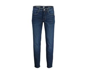 5-Pocket-Hose LERROS "CONLIN 5-Pocket Stretch-Denim, SLIM FIT, unifarben", Herren, Gr. 31, Länge 30, navy, 99% Baumwolle, 1% Elasthan, Hosen 5-Pocket-Hose (24530911-31) navy