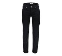 5-Pocket-Hose LINDBERGH "5-Pocket Hose Tapered Fit", Herren, Gr. 32, Länge 30, schwarz, Obermaterial: 97% Baumwolle, 3% Elasthan, unifarben, gerade, unten schmal, Hosen 5-Pocket-Hose (98808731-32) sch