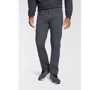 5-Pocket-Hose MAN'S WORLD, Herren, Gr. 56, N + U Gr, grau (grau, blau), Obermaterial: 98% Baumwolle, 2% Elasthan, unifarben, comfort fit lang, Hosen 5-Pocket-Hose, Stretchhose mit Dehnbund, Topseller 