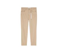 5-Pocket-Hose MARC O'POLO "aus Lyocell-Baumwolle-Mix", Damen, Gr. 27, Länge 34, beige (norse sand), Obermaterial: 64% Lyocell, 32% Baumwolle, 4% Elasthan, unifarben, slim fit kurz, Hosen 5-Pocket-Jean