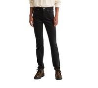 5-Pocket-Hose MARC O'POLO "aus Organic Cotton-Stretch-Mix", Damen, Gr. 28, Länge 30, schwarz, Obermaterial: 78% Baumwolle, 20% Viskose, 2% Elasthan; Futter: 100% Baumwolle, unifarben, slim fit normal,