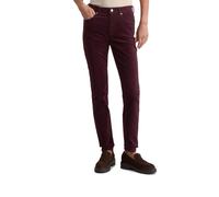 5-Pocket-Hose MARC O'POLO "aus Organic Cotton-Stretch-Mix", Damen, Gr. 28, Länge 32, schwarz cherry, Obermaterial: 78% Baumwolle, 20% Viskose, 2% Elasthan, unifarben, slim fit normal, Hosen 5-Pocket-H