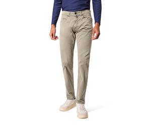 5-Pocket-Hose PIERRE CARDIN "PC-Lyon", Herren, Gr. 36, Länge 32, grün (vintage khaki), Web, Obermaterial: 97% Baumwolle, 3% Elasthan, weit, unten schmal lang, Hosen 5-Pocket-Hose, Tapered fit (9387915