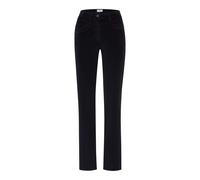 5-Pocket-Hose RAPHAELA BY BRAX "Style CAREN", Damen, Gr. 44K (22), Kurzgrößen, schwarz (navy), Web, 67% Baumwolle, 31% Viskose, 2% Elasthan, Hosen 5-Pocket-Hose, Cord: Five-Pocket Hose im Comfort Plus
