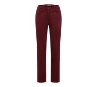 5-Pocket-Hose RAPHAELA BY BRAX "Style CAREN NEW", Damen, Gr. 46K (23), Kurzgrößen, rot (weinrot), Web, 55% Lyocell, 34% Baumwolle, 9% Elastomultiester, 2% Elasthan, Hosen 5-Pocket-Hose (33704257-23) w