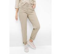 Raphaela by Brax Damen Five-Pocket-Hose Style CAREN NEW SAND, Beige, Gr. 48