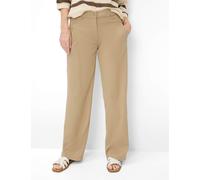 Raphaela by Brax Damen Marlenehose Style PEGGY FLARED BAMBOO, Beige, Gr. 48
