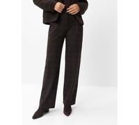 5-Pocket-Hose RAPHAELA BY BRAX "Style PEGGY FLARED", Damen, Gr. 48K (24), Kurzgrößen, braun (maroon), 60% Polyester, 20% Viskose, 19% Baumwolle, 1% Elasthan, Hosen 5-Pocket-Hose (52028633-24) maroon