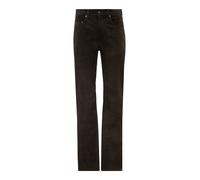 5-Pocket-Hose RICANO "Lederhose RT-101, Nubuk", Herren, Gr. 32, Länge 34, braun, Obermaterial: 100% Büffelleder BL., normal, Hosen 5-Pocket-Hose, Handgefertigt aus echtem Leder (95910524-32) braun