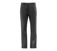 5-Pocket-Hose RICANO "Lederhose Slim Fit", Herren, Gr. 31, Länge 34, blau, Obermaterial: 100% Lammnappaleder LANA., schmal, Hosen 5-Pocket-Hose, Handgefertigt aus echtem Leder (90662928-31) blau