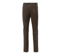 RICANO Slim Fit, Herren Lederhose/Lederjeans (Regular Waist), echtes Lamm Leder (as3, Numeric, Numeric_31, Regular, Regular, Braun)