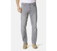 5-Pocket-Hose STOOKER MEN "Frisco Denim Straight Fit Jeans", Herren, Gr. 34, Länge 30, blau (grau denim), Twill, 99% Baumwolle, 1% Elasthan, gerade lang, Hosen 5-Pocket-Hose, Straight Fit Casual Clean