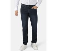 5-Pocket-Hose STOOKER MEN "Frisco Denim Straight Fit Men", Herren, Gr. 40, Länge 30, blau (tiefblau schwarz), Twill, 98% Baumwolle, 2% Elasthan, gerade lang, Hosen 5-Pocket-Hose, Straight Fit Casual C